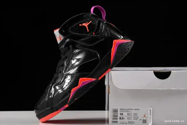 Air Jordan Patent 313358-006 7 Retro Black 0516
